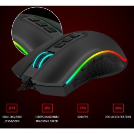 Mouse Redragon Cobra RGB , Gaming , 10000 DPI , 9 Butoane , Iluminare LED RGB